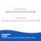 Kenney Mfg Twist & Fit No Tools Katrina Decorative Tension Shower Curtain Rod, 42-72in, Chrome KN911C/40HUS - alternate 5